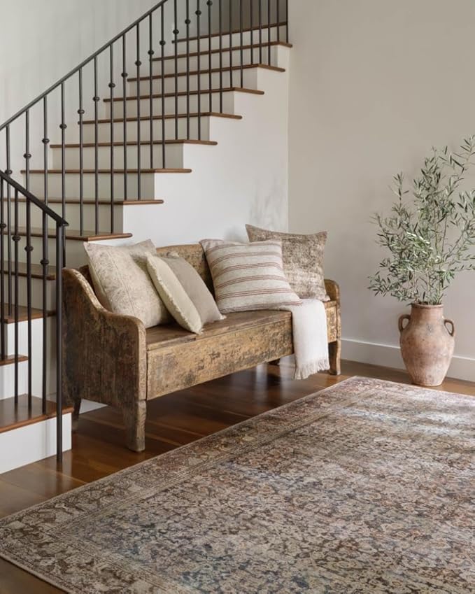 Loloi Amber Lewis Georgie Collection GER-09 Multi/Spice 2'-3" x 3'-9", .19" Pile Height, Accent Rug