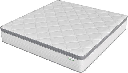 Novilla Queen Size Mattress 10 Inch, Queen Mattress in a Box Hybrid, Pocket Innerspring with Foam Layer for Motion Isolation & Pressure Relief,Soft Feel but Supportive,CertiPUR-US