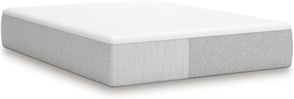 Signature Design by Ashley Full Size Cool Max 12 Inch Medium Plush Cooling Gel Infused Memory Foam Mattress for Pressure Relief, Fiberglass Free, Mattress in A Box