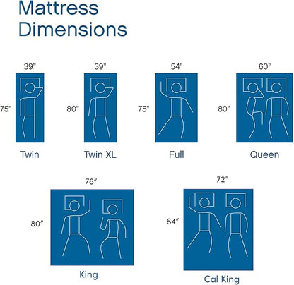 Cool Gel 6 Inch Queen Memory Foam Mattress Medium Firm, Memory Foam Mattress Queen Size Cooling, Made in the USA, 6" Depth with Pressure Relief, CertiPUR-US Certified No Fiberglass, CoolGel Bed