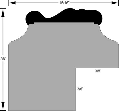 OVALCREST Oval Beveled Wall Mirror for Home Decor - Athena Style - Champagne Gold - 26" x 20" Outside Dimensions
