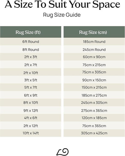 RUGGABLE Washable Vintage Area Rug – Kamran Hazel 2x3, Stain-Resistant, Non-Slip – Small Machine Washable Rugs for Living Room, Bedroom, Hallway, Entryway & Bathroom–with Cushioned Pad
