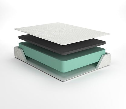 Signature Design by Ashley California King Size Cool Max 12 Inch Medium Plush Cooling Gel Infused Memory Foam Mattress for Pressure Relief, Fiberglass Free, Mattress in A Box