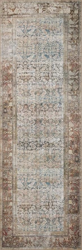 Loloi Amber Lewis Georgie Collection GER-09 Multi/Spice 5'-0" x 7'-6", .19" Pile Height, Area Rug