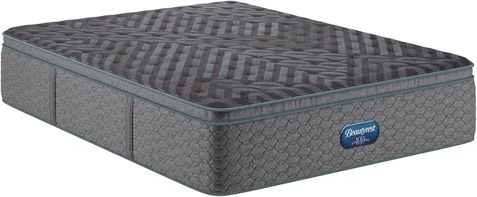Beautyrest Days End Plush Pillow Top 14.75" Mattress - Full - Cooling Tech, Supportive Durable Pocketed Coils, Pressure Relief, Motion Separation; 100 Night Sleep Trial and 10 Year Warranty