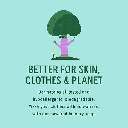 Ingredients Matter Powder Laundry Soap - Lavender Scent, Hypoallergenic Detergent, Natural & Eco-Friendly, Plastic Free, Made in USA, Natural Essential Oils & Dermatologist Tested - 15 oz, 30 Loads