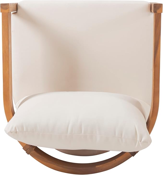 Christopher Knight Home Brooklyn Outdoor Club Chair with Cushions - Acacia Wood - Teak/Beige
