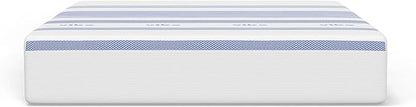 Vibe Gel Memory Foam Mattress, 12-Inch CertiPUR-US Certified Bed-in-a-Box, Full, White