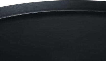 SIMPLIHOME Monet Industrial 18 inch Wide Metal Accent Side Table in Black, Fully Assembled for the Living Room and Bedroom