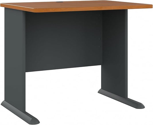 Bush Furniture BSHWC57436 Series A Collection 36W Desk Natural Cherry
