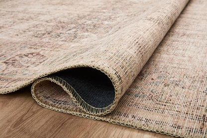 Loloi Amber Lewis Georgie Collection GER-02 Ocean/Sand 3'-0" x 12'-0", .19" Pile Height, Runner Rug