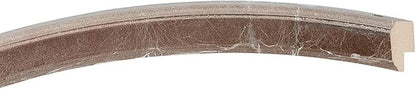 OVALCREST Oval Beveled Wall Mirror for Home Decor - Toronto Style - Champagne Silver - 26" x 22"