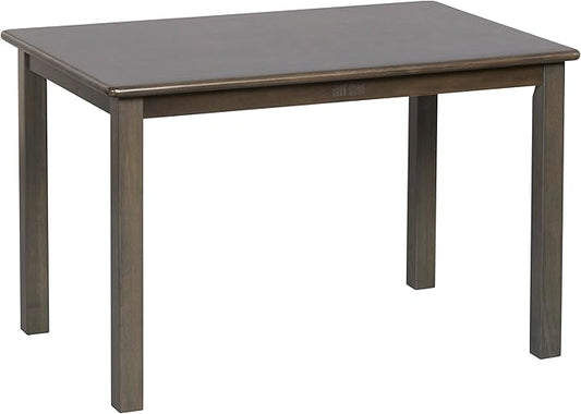 ECR4Kids 24in x 36in Rectangular Hardwood Table with 22in Legs, Kids Furniture, Grey Wash