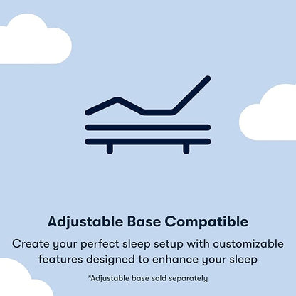 Serta Sleeptrue Firm 11" King Hybrid Mattress in a Box, Cooling, Breathable, and Pressure Relieving - 100 Night Trial, CertiPUR-US Certified and 10 Year Limited Warranty