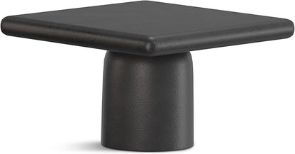 SIMPLIHOME Zachary Coffee Table 2-Piece Set - 42 inch Wide Cast Aluminum Square Living Room Tables in Graphite and Black Nickel, Contemporary Nesting Center Table Set with Flexible Style, Assembled