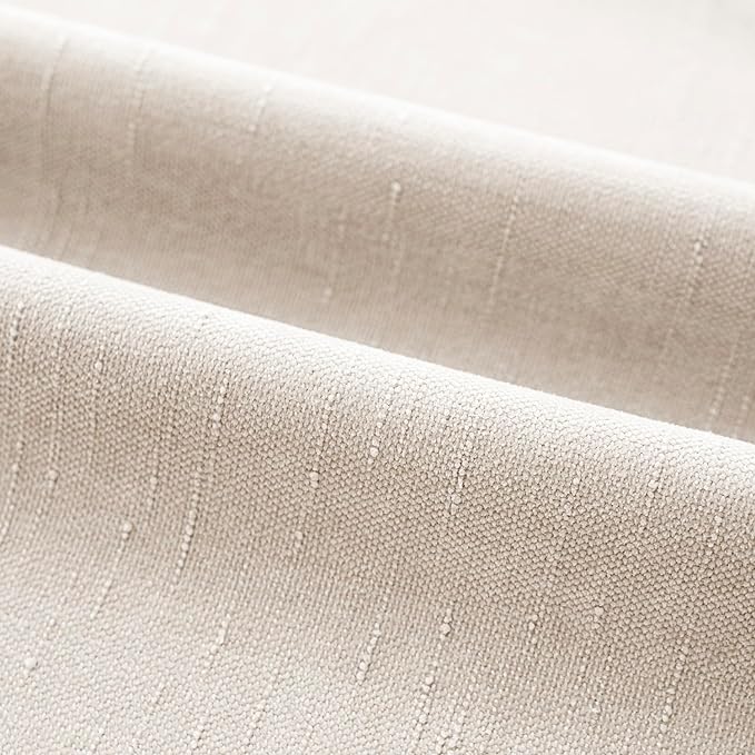 Foindtower Pack of 2 Soft Textured Throw Decorative Pillow Covers Square Accent Solid Cushion Cover Cozy Farmhouse Pillow Case with Zipper for Couch Sofa Bedroom Living Room 22x22 Inch, Light Beige