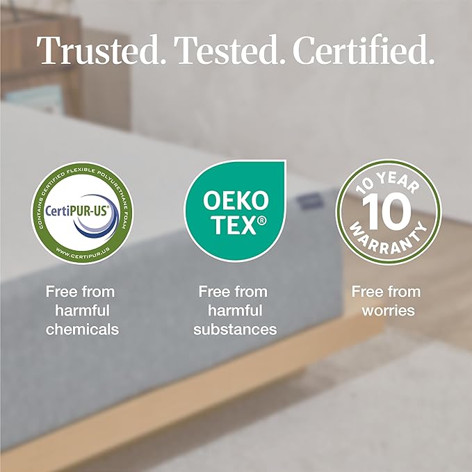 LIFEMENT Basic Full Graphite Infused Memory Foam Mattress in a Box | Medium Firm Bed, Fiberglass Free, Certified Pressure Relief Foam, Cooling Comfort Sleep, 12 Inch