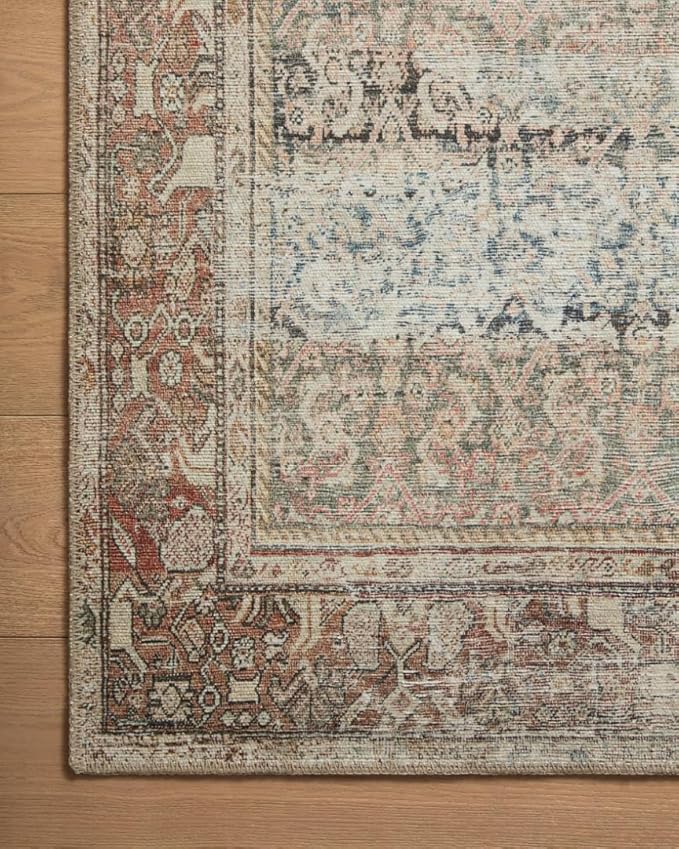 Loloi Amber Lewis Georgie Collection GER-09 Multi/Spice 2'-0" x 5'-0", .19" Pile Height, Accent Rug