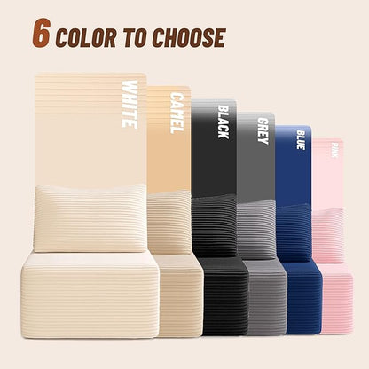 107" Boneless Couch with Deep Seat, Modular Sectional Sofa, Cloud Sectional Couch for Living Room, No Assembly Required, Corduroy, L-Shape Right，Pink