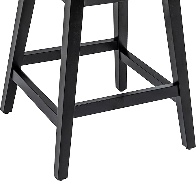 Bar Stool, PU Leather Barstool, 26 Inch Upholstered Counter Stools with 13.8" High Back and Footrest, Swivel Counter Height Barstools for Kitchen Island Home Bar Light Gray