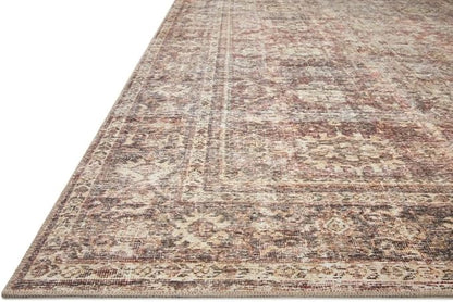 Loloi Amber Lewis Georgie Collection GER-06 Bordeaux/Antique 7'-6" x 9'-6", .19" Pile Height, Area Rug