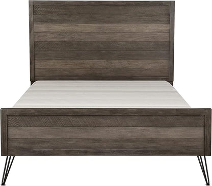 Lexicon Leavitt Panel Bed, King, Gray