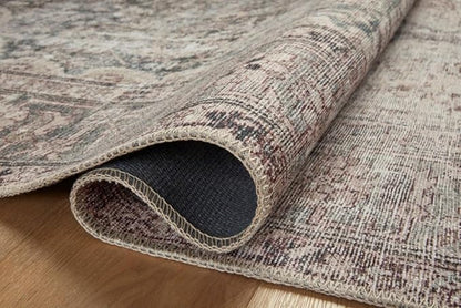 Loloi Amber Lewis Georgie Collection GER-08 Lagoon/Beige 8'-4" x 11'-6", .19" Pile Height, Area Rug