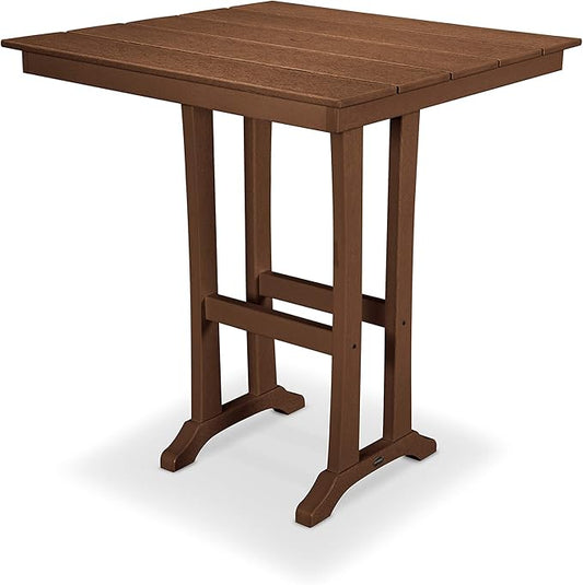 POLYWOOD® Bar Table, Teak