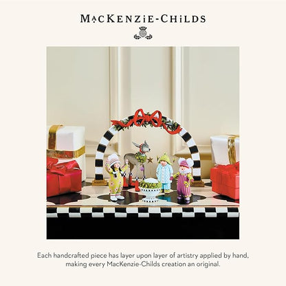 MACKENZIE-CHILDS Patience Brewster Carolers Figure Set, Cute Christmas Figurine Home Decor, 6 Pieces