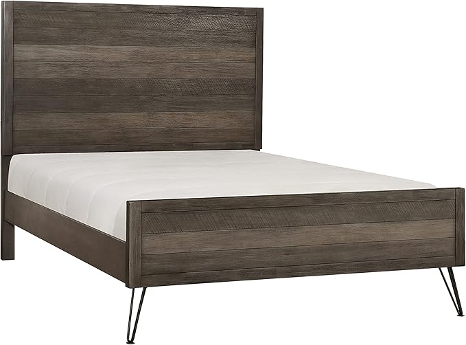 Lexicon Leavitt Panel Bed, King, Gray