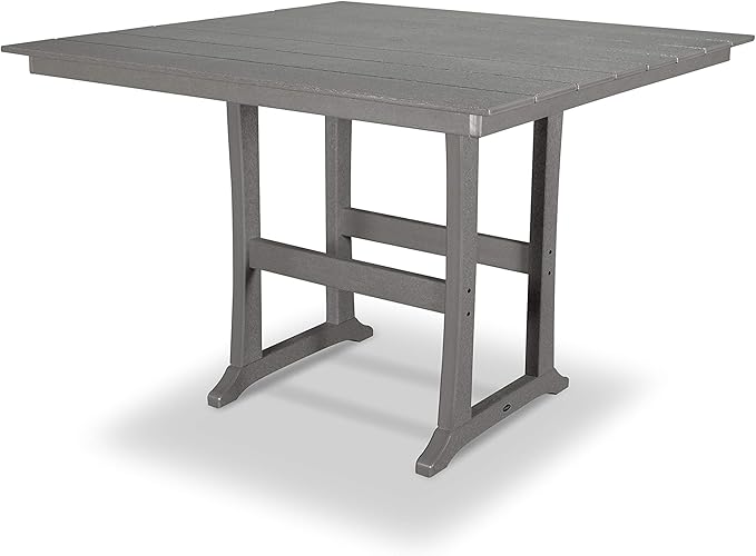 POLYWOOD® Tables Bar Table, Slate Grey