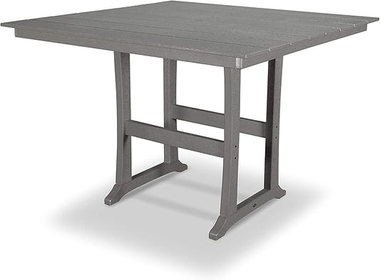 POLYWOOD® Tables Bar Table, Slate Grey