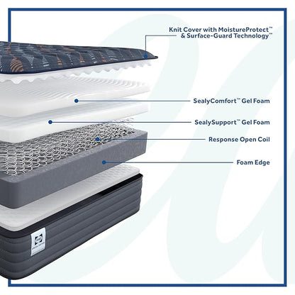 Sealy Warner 12" Medium Tight Top Innerspring Mattress - California King