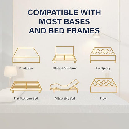 MLILY EGOHOME 12 Inch Twin Mattress,Copper Gel Cooling Memory Foam Mattress for Back Pain Relief,Therapeutic Mattress Bed in a Box, Made in USA, CertiPUR-US Certified, 38x75x12 Black