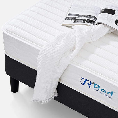 King Mattress,10 Inch Natural Latex Hybrid Gel Memory Foam, Individually Wrapped Pocket Coils Innerspring Mattress, Pressure Relief, Back Pain Relief