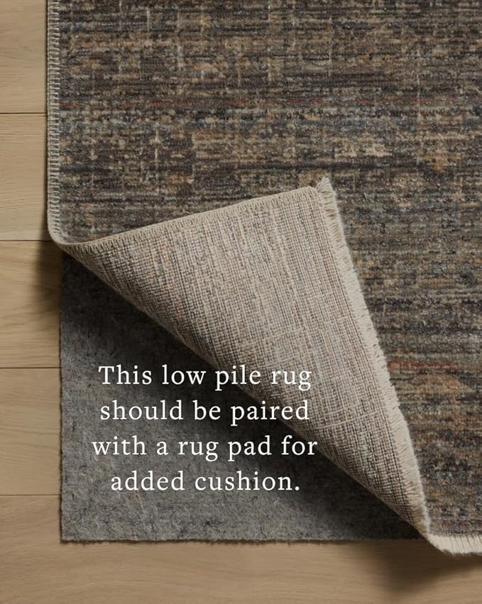 Loloi Amber Lewis Molly Collection MOL-05 Lagoon/Natural 2'-7" x 10'-0" Low Pile Runner Rug