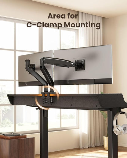 ErGear Electric Standing Desk with Drawers, 48″ x 24″ Gaming Table Compatible Monitor Stand, Stand up Desks, Home Office Height-Adjustable Desk with Storage Shelf, 4 Preset Heights, Black