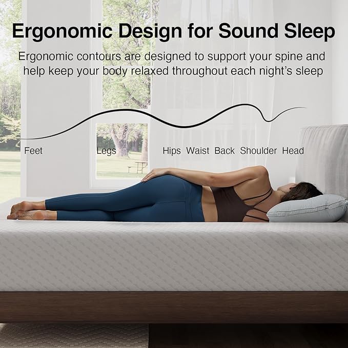 Novilla King Mattress 14 Inch, King Size Memory Foam Mattress for Pressure Relief & Supportive Comfort, Cool Refreshing Sleep Mattress in a Box, CertiPUR-US Certified, Medium Firm
