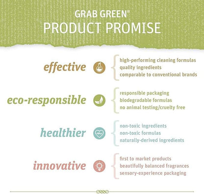 Grab Green Stoneworks Laundry Detergent Pods Sample Kit, 10 Count, Birch Branch, Fragrance Free Rain, Oak Tree, Olive Leaf, Rose Petal Scents, Plant a Tree