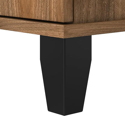 Bush Furniture 2 Drawer Lateral File Cabinet, Letter and Legal-Size Document Storage for Home or Professional Office, Somerset Collection, Fresh Walnut