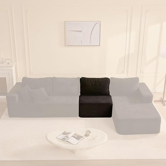 Cozy Single Seat, Comfortable Seating, No Assembly Required, Black