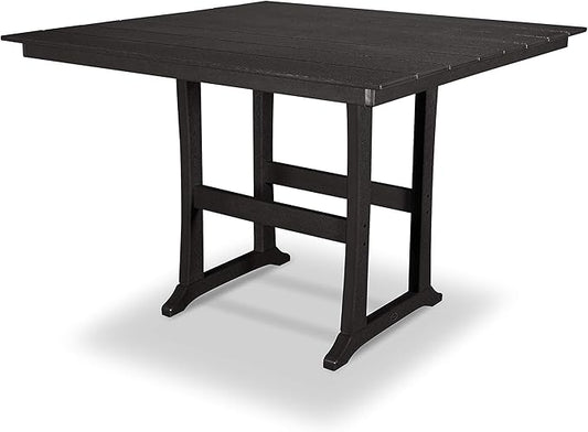 POLYWOOD® Tables Bar Table, Black