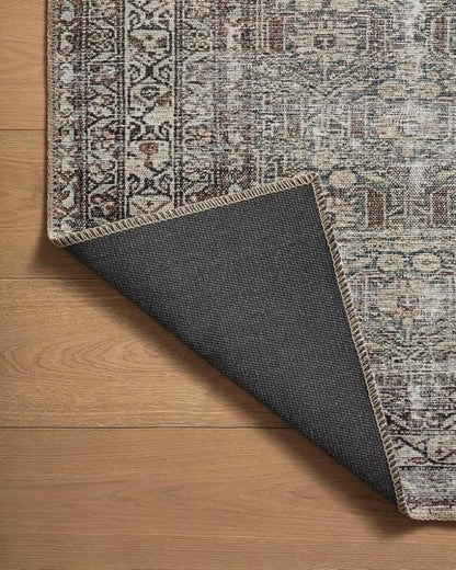 Loloi Amber Lewis Georgie Collection GER-10 Moss/Bark 2'-3" x 3'-9", .19" Pile Height, Accent Rug