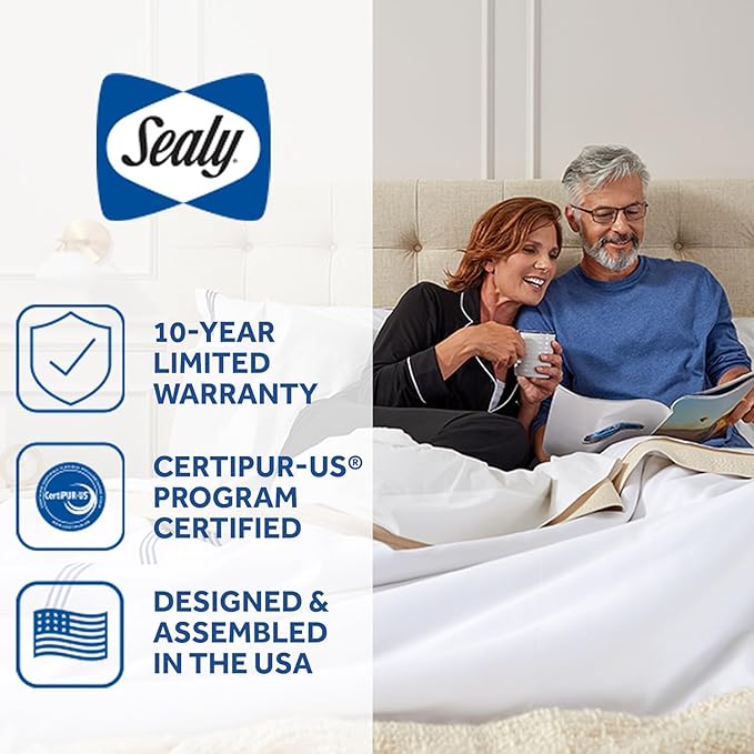 Sealy Warner 14" Soft Pillowtop Innerspring Mattress - California Twin