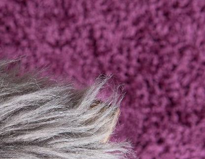 Unique Loom Solid Shag Collection Area Rug (3' 3" x 5' 3" Rectangle, Eggplant Purple)