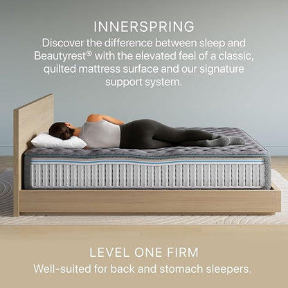 Beautyrest Prime Dream Firm 13" Mattress - Full - Durable Pocketed Coil, Support, Pressure Relief, Cooling, Motion Separation; 100 Night Sleep Trial and 10 Year Warranty