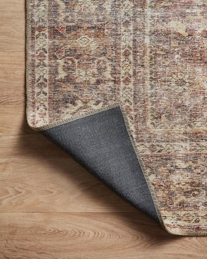 Loloi Amber Lewis Georgie Collection GER-06 Bordeaux/Antique 8'-4" x 11'-6", .19" Pile Height, Area Rug