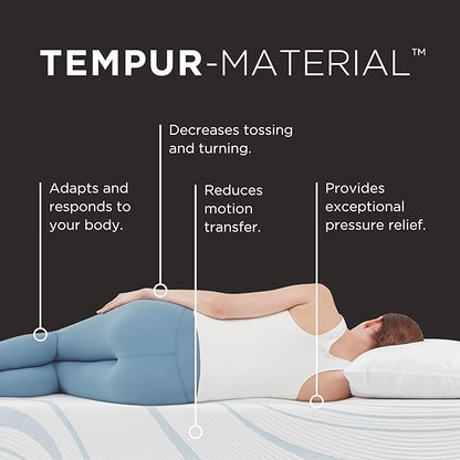 TEMPUR-Adapt 2.0 Medium 11 inch Memory Foam Mattress, Twin