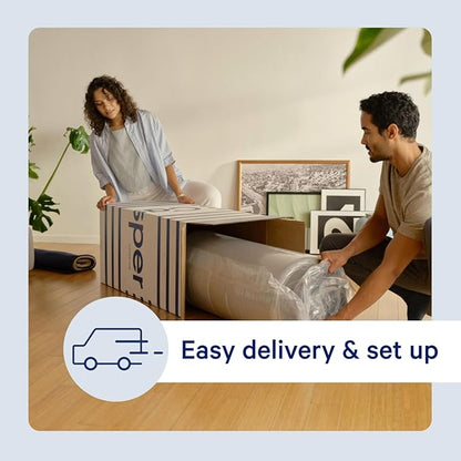 Casper Sleep Original Foam Twin Mattress – Medium Firm Feel with Zoned Support – Motion Isolation – Breathable, Cooling Memory Foam – 100-Night Trial – CertiPUR-US