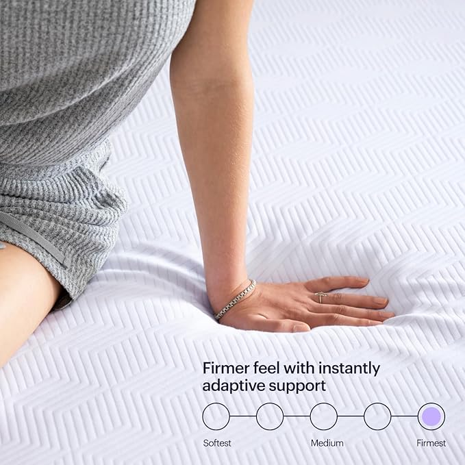 PurpleFlex King Mattress – 8" GelFlex Grid, Better Than Memory Foam, Temperature Neutral, Responsive, Breathable, Pressure Relief, Made in USA